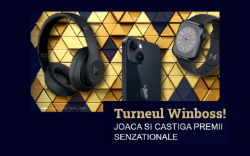 Câștigi un iPhone sau un Apple Watch la turneul WinBoss Casino